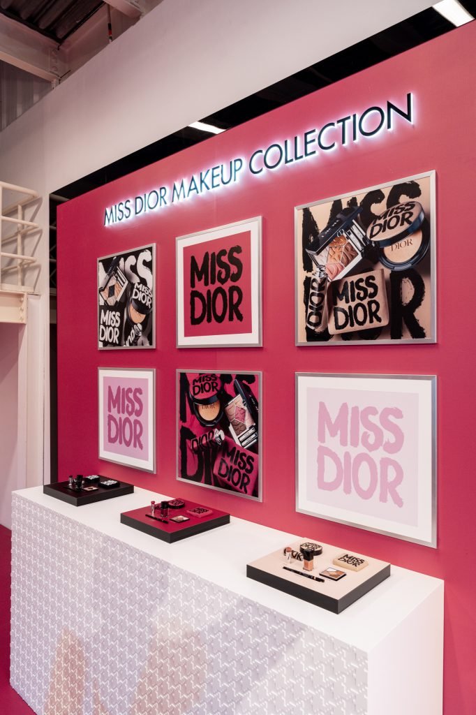 The Miss Dior Library wall