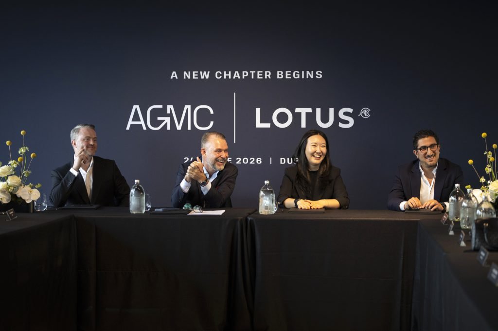 AGMC and Lotus leadership on stage